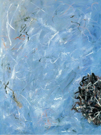 ohne Titel, 1959, Dispersion auf Leinwand, 107 x 87 cm