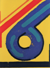 ohne Titel, 1973, Dispersion auf Leinwand, 130 x 97 cm